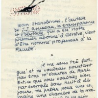 Lettre de Jean Paulhan à Barbara Church (7 juillet 1958)