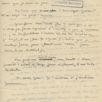 Lettre de Marcel Arland à Jean Paulhan, 1932