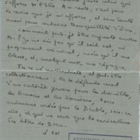 Lettre de Marcel Arland à Jean Paulhan, 1933