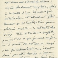 Lettre d'André Rolland de Renéville à Jean Paulhan, 1950-12-19