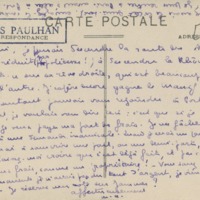 Lettre de Marcel Arland à Jean Paulhan, 1928-06-27