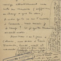 Lettre de Marcel Arland à Jean Paulhan, 1930-07-19