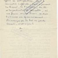 Lettre de Marcel Arland à Jean Paulhan, 1955