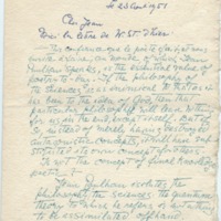 Lettre de Barbara Church à Jean Paulhan (23 août 1951)