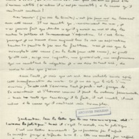 Lettre de Marcel Arland à Jean Paulhan, 1935