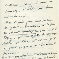 Lettre d'André Rolland de Renéville à Jean Paulhan, 1952-04-05