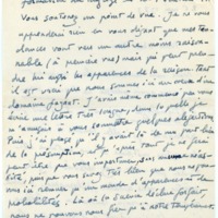 Lettre d'André Rolland de Renéville à Jean Paulhan, 1953-05-26