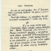 Lettre de Jean Paulhan à Jacques Lemarchand, 1951-07-22<br />
