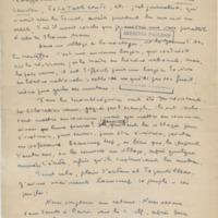 Lettre de Marcel Arland à Jean Paulhan, 1952-08-23