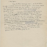 Lettre de Marcel Arland à Jean Paulhan, 1952-11-17