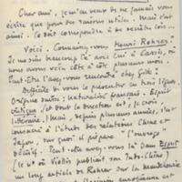 Lettre de Roger Martin du Gard à Jean Paulhan, 1934-02-25