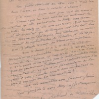 Lettre d'André Rolland de Renéville à Jean Paulhan, 1936-08-12