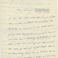 Lettre d&#039;André Rolland de Renéville à Jean Paulhan, 1932-01-11