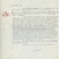 Lettre de Claude Elsen à Jean Paulhan, 1957-12-31