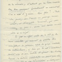 Lettre d'André Rolland de Renéville à Jean Paulhan, 1932-01-11