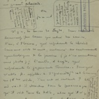 Lettre de Marcel Arland à Jean Paulhan, 1932