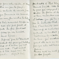 Lettre de Bertha Rhodes à Jean Paulhan, 1930-11-20
