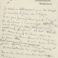 Lettre de Bertha Rhodes à Jean Paulhan, 1958-01-01