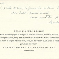 Lettre de Barbara Church à Jean Paulhan (7 décembre 1958)