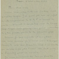 Lettre de Ramon Fernandez à Jean Paulhan (8 décembre 1930)