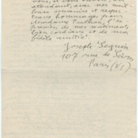 Lettre de Julien Vocance à Jean Paulhan (30 mai 1929)