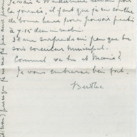 Lettre de Bertha Rhodes à Jean Paulhan, 1935-04-15