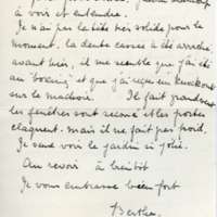 Lettre de Bertha Rhodes à Jean Paulhan, 1935-07-04