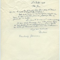 Lettre de Barbara Church à Jean Paulhan (2 juillet 1958)