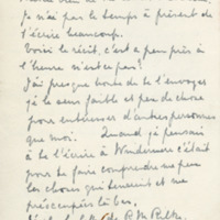 Lettre de Bertha Rhodes à Jean Paulhan, 1927-02-18