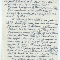 Lettre de Barbara Church à Jean Paulhan (21 février 1958)