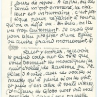 Lettre de Jean Paulhan à Barbara Church (22 juillet 1954)