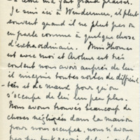 Lettre de Bertha Rhodes à Jean Paulhan, 1931-08-23