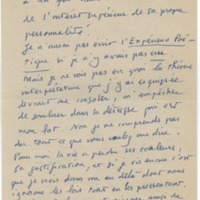 Lettre d'André Rolland de Renéville à Jean Paulhan, 1955-12-30