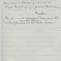 Lettre de Bertha Rhodes à Jean Paulhan, 1958-07-08