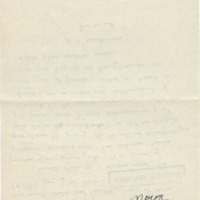 Lettre de Marcel Arland à Jean Paulhan, 1954