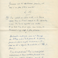 Lettre de Léon Bopp à Jean Paulhan, 1952-09-14