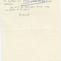 Lettre de Marcel Arland à Jean Paulhan, 1956