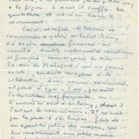 Lettre de Marcel Arland à Jean Paulhan, 1957