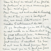 Lettre de Bertha Rhodes à Jean Paulhan, 1936-01-28