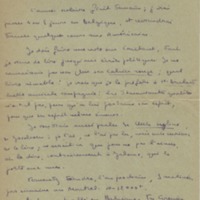 Lettre de Marcel Arland à Jean Paulhan, 1928