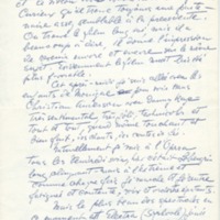 Lettre de Barbara Church à Jean Paulhan (6 décembre 1952)