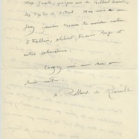 Lettre d'André Rolland de Renéville à Jean Paulhan, 1932-11-24