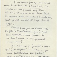 Lettre de Marcel Arland à Jean Paulhan, 1954