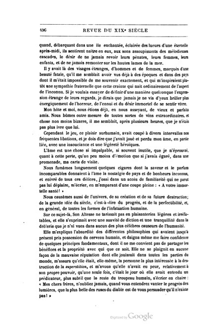 Petits poèmes lycanthropes, 1er juin 1866