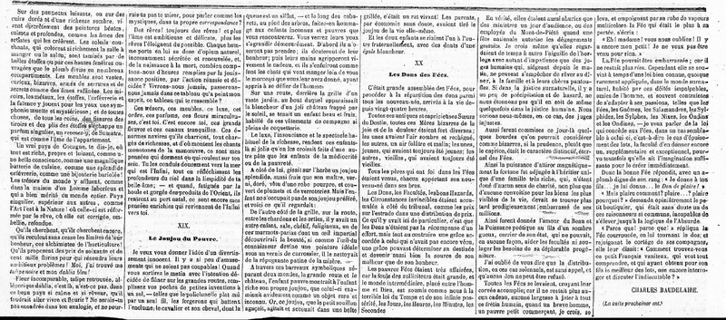 Petits poèmes en prose, 24 septembre 1862 Petits poèmes en prose, 24 septembre 1862