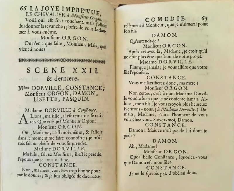 1738 : La joye imprévue