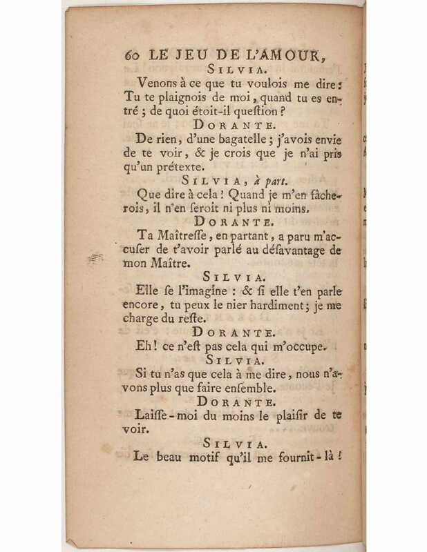 1730 : Le jeu de l’amour et du hasard