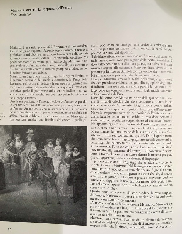 1989 : Le false confidenze (Programme du Festival des Ville Vesuviane)