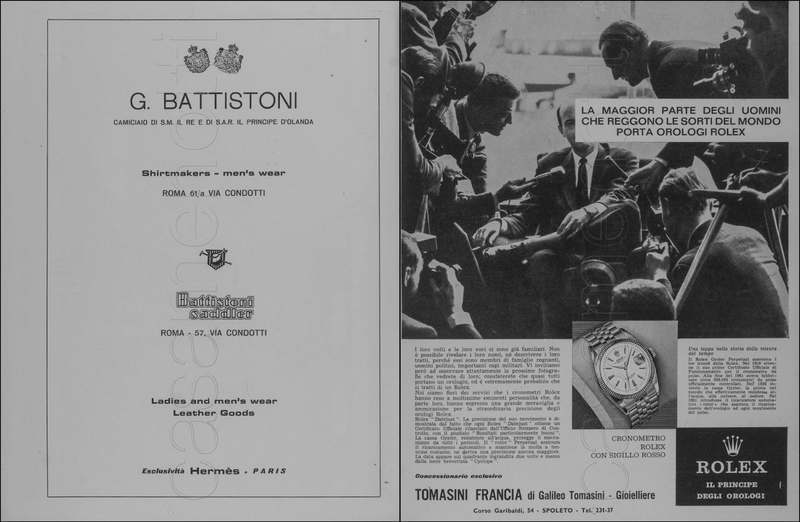 1971 : La finta serva ovvero il furbo punito, Programme du Festival de Spoleto