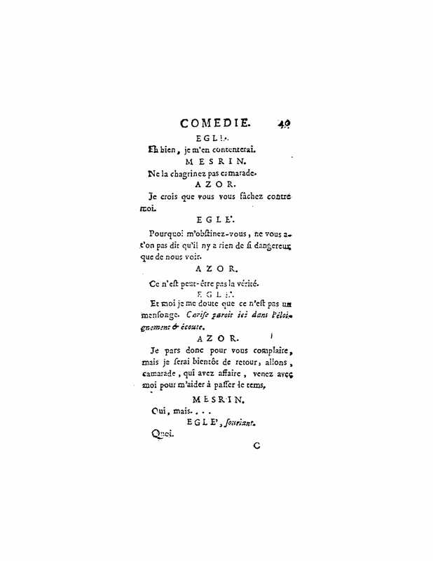 1747 : La dispute